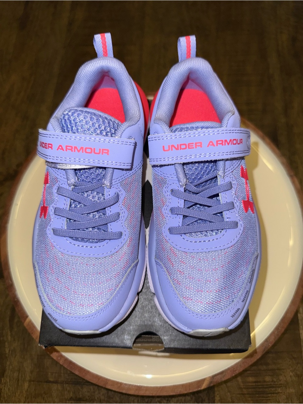 Under Armour Kids Lavender & Pink Athletic Sneakers